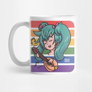 Pride Hatsune Miku Bandolin - Summer Gaming Mug